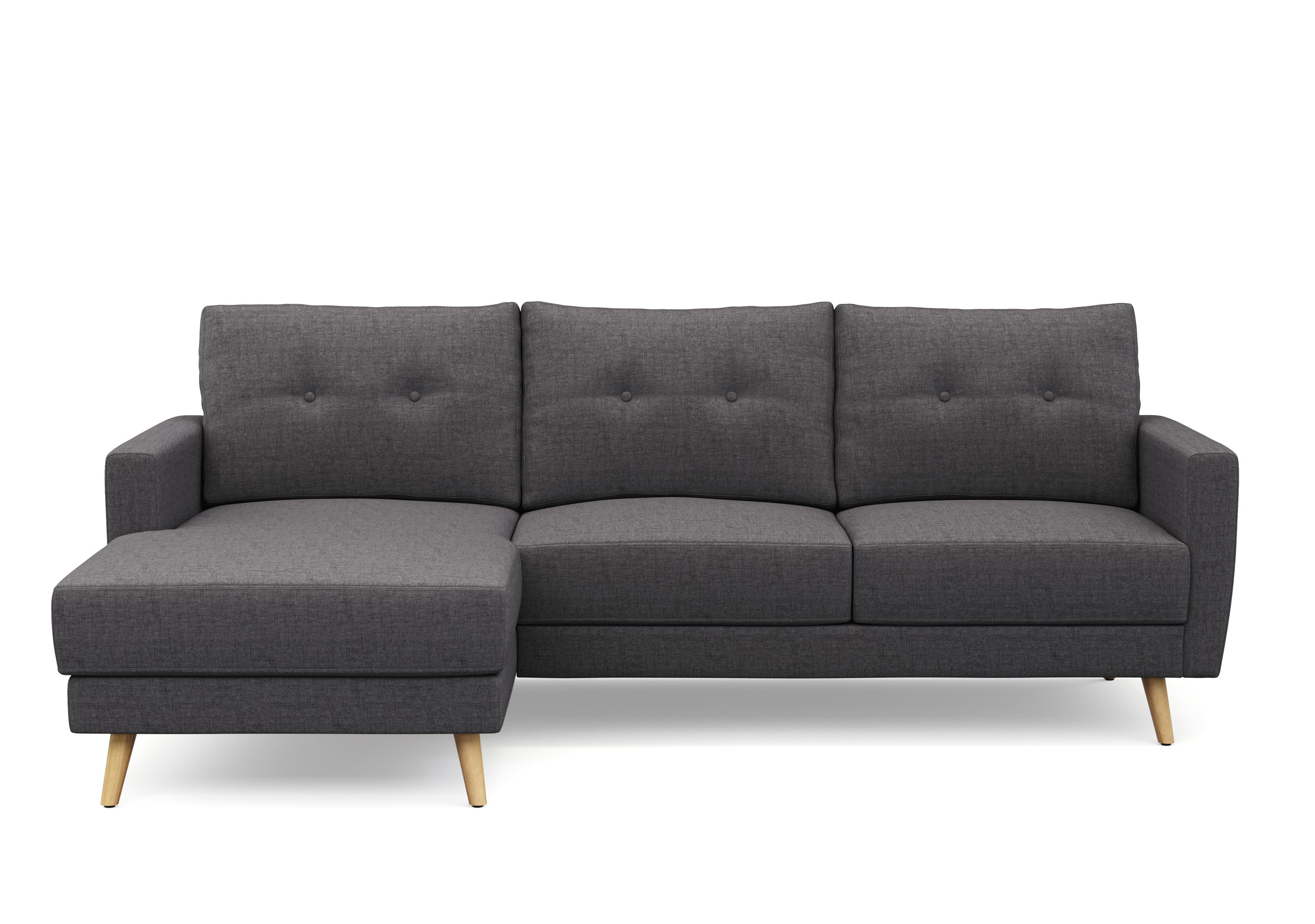 Ecksofa MANDY links anthrazit