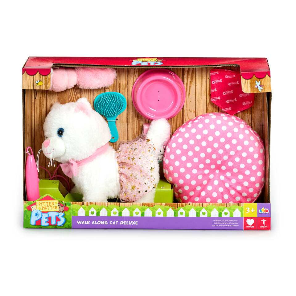 Pitter Patter Pets Walk Along kat deluxe