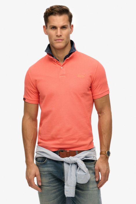 Superdry oranje heren polo