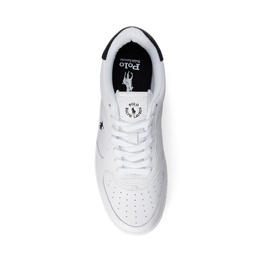 Ralph Lauren Masters Court Sneakers, White/Black, 43