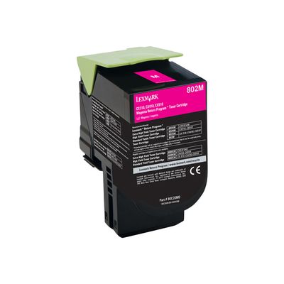 Lexmark 802 - magenta - cartouche laser d'origine