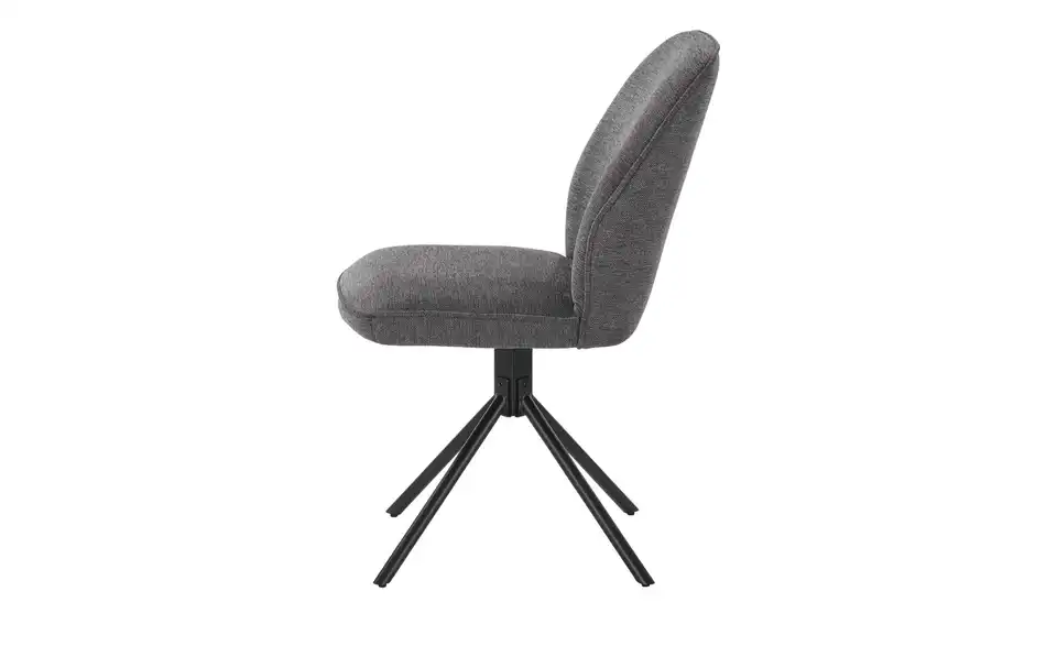 Polsterstuhl Telford ohne Anthrazit Chenille
