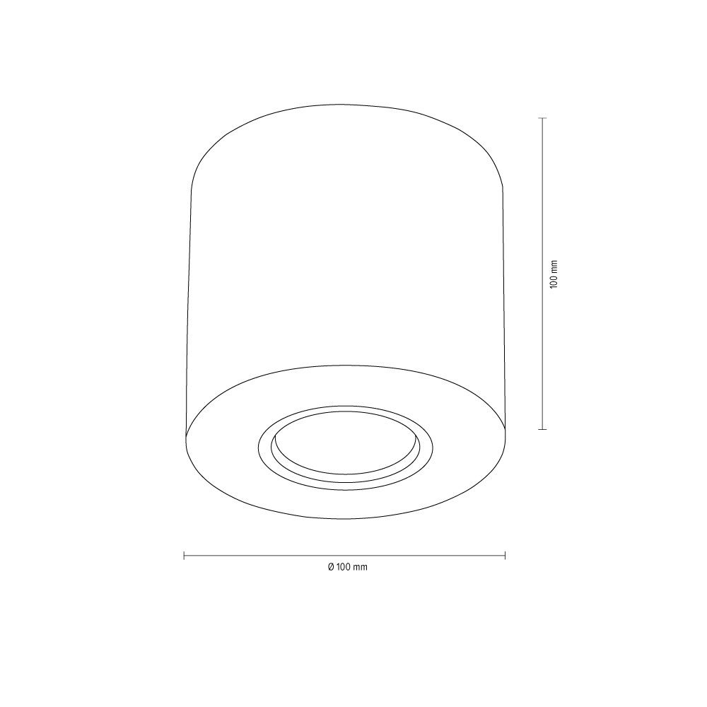 TAKLAMPE BRITOP WOODDREAM RUND INKL 1XLED