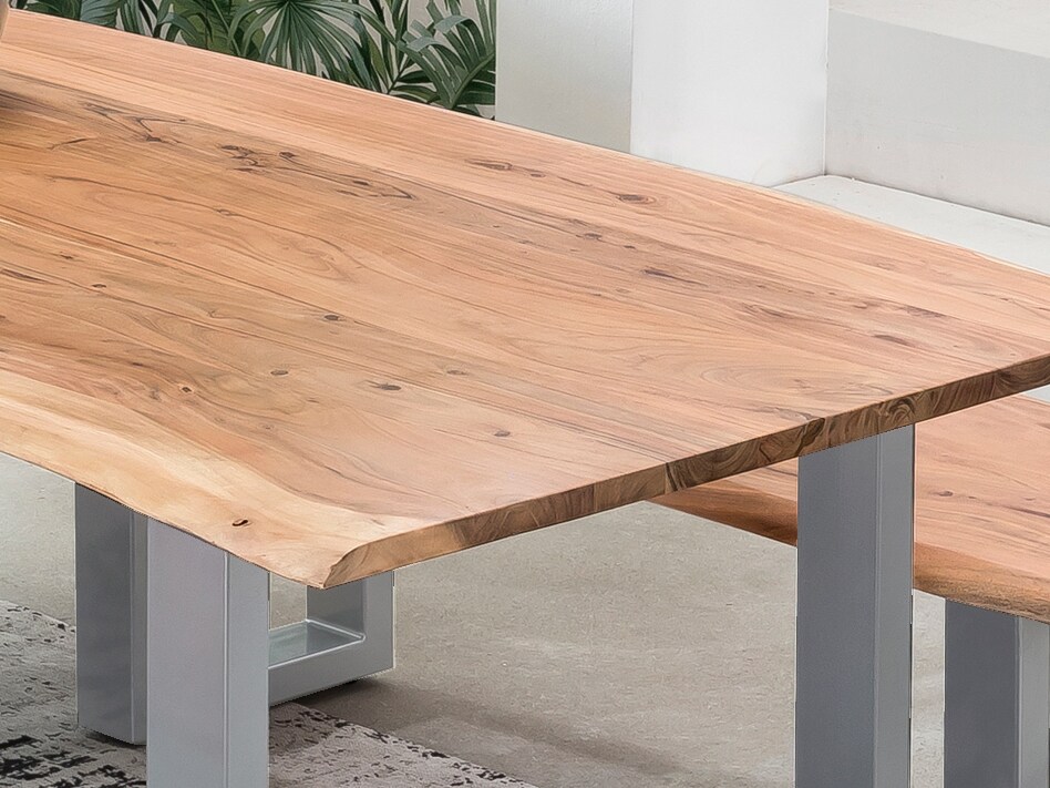 Tisch 140x80 Akazie antikfinish Esstisch Küchentisch Speisetisch Esszimmer
