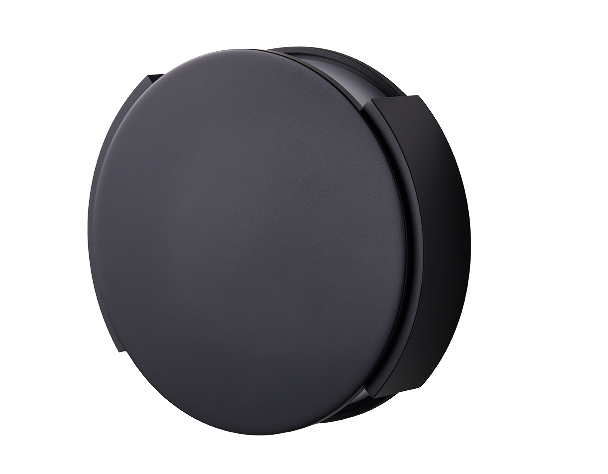 Frandsen  Rotate væglampe, sort - Ø15 cm.
