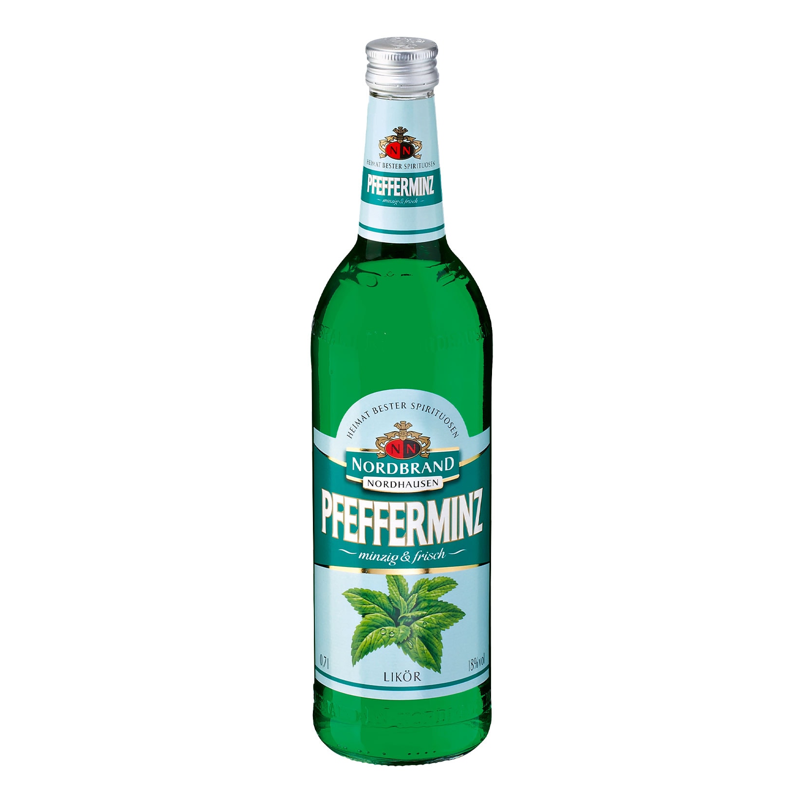 Nordbrand Nordhausen Pfefferminzlikör 18,0 % vol 0,7 Liter