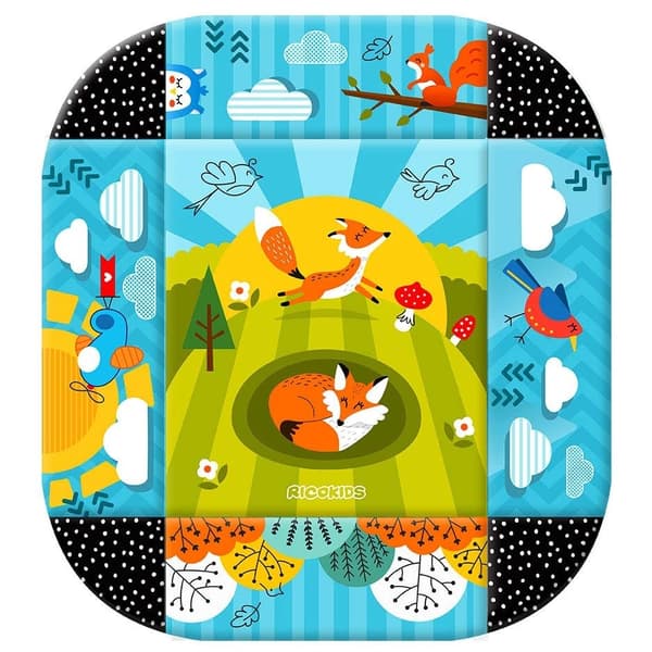 Interaktiv og pedagogisk lekematte 110 x 100 cm, Räven Ricokids