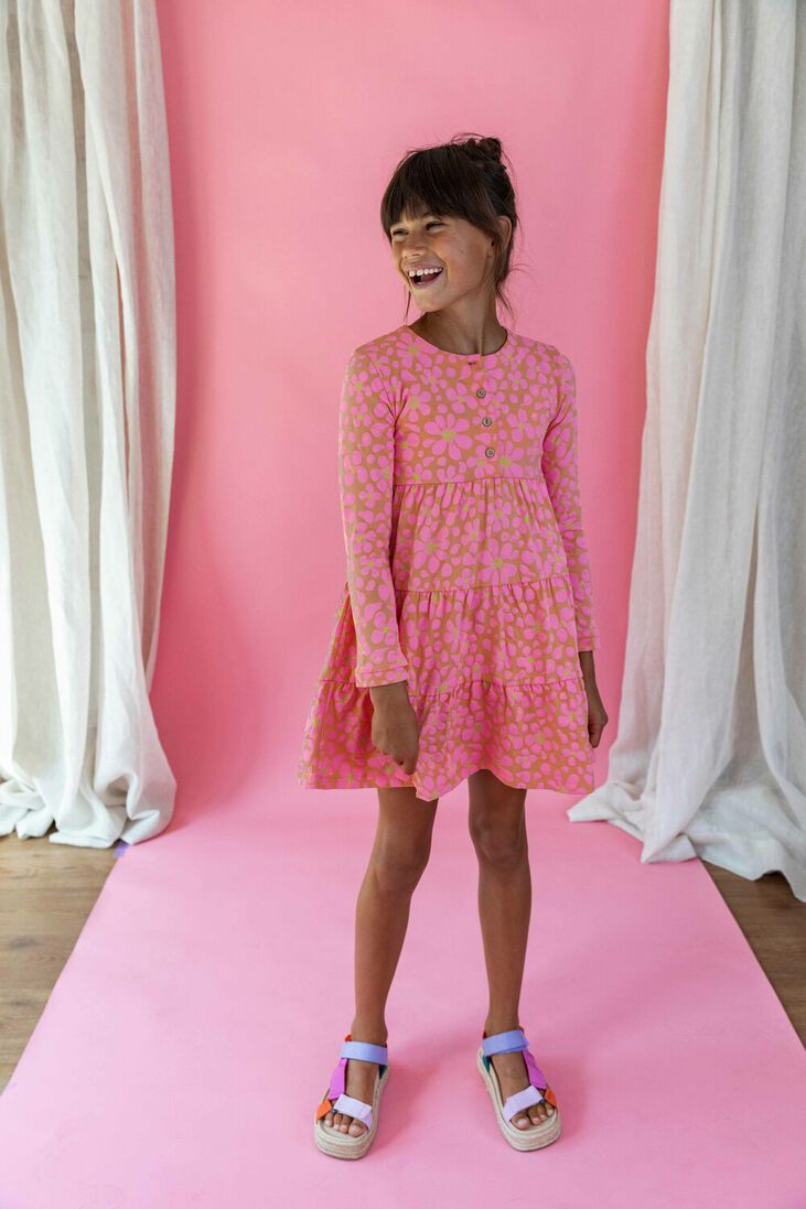 AMMEHOELA roze ammehoela mini jurk am-louise-01