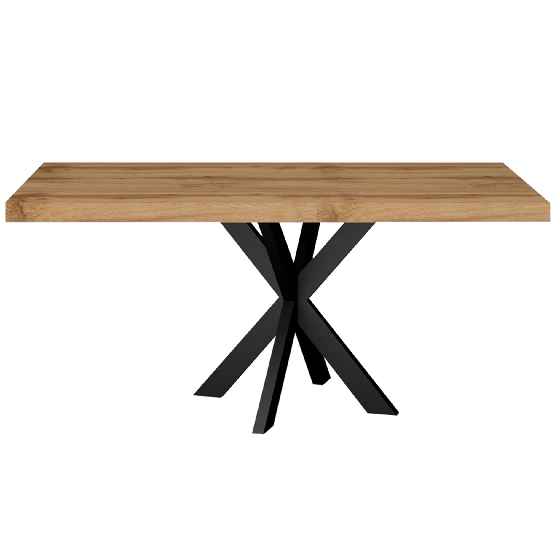 Tisch-Untergestell - schwarz - Stern-Form - 72 cm hoch