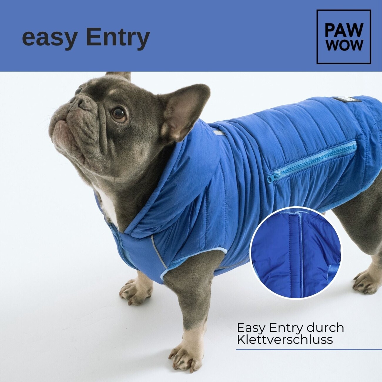 PAW WOW Hundejacke IMMI Blau M