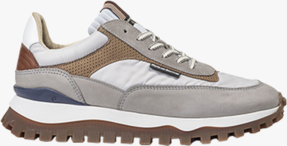 FLORIS VAN BOMMEL grijze floris van bommel lage sneakers sfm-10157