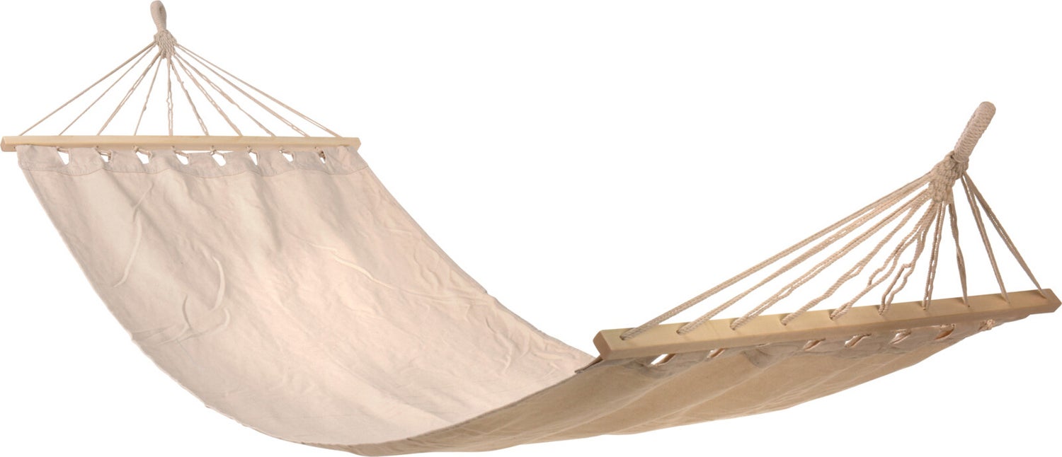 Koopman International hangmat beige 200 x 80 cm