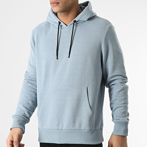 Sweat Capuche Sergio Bleu Clair Chiné