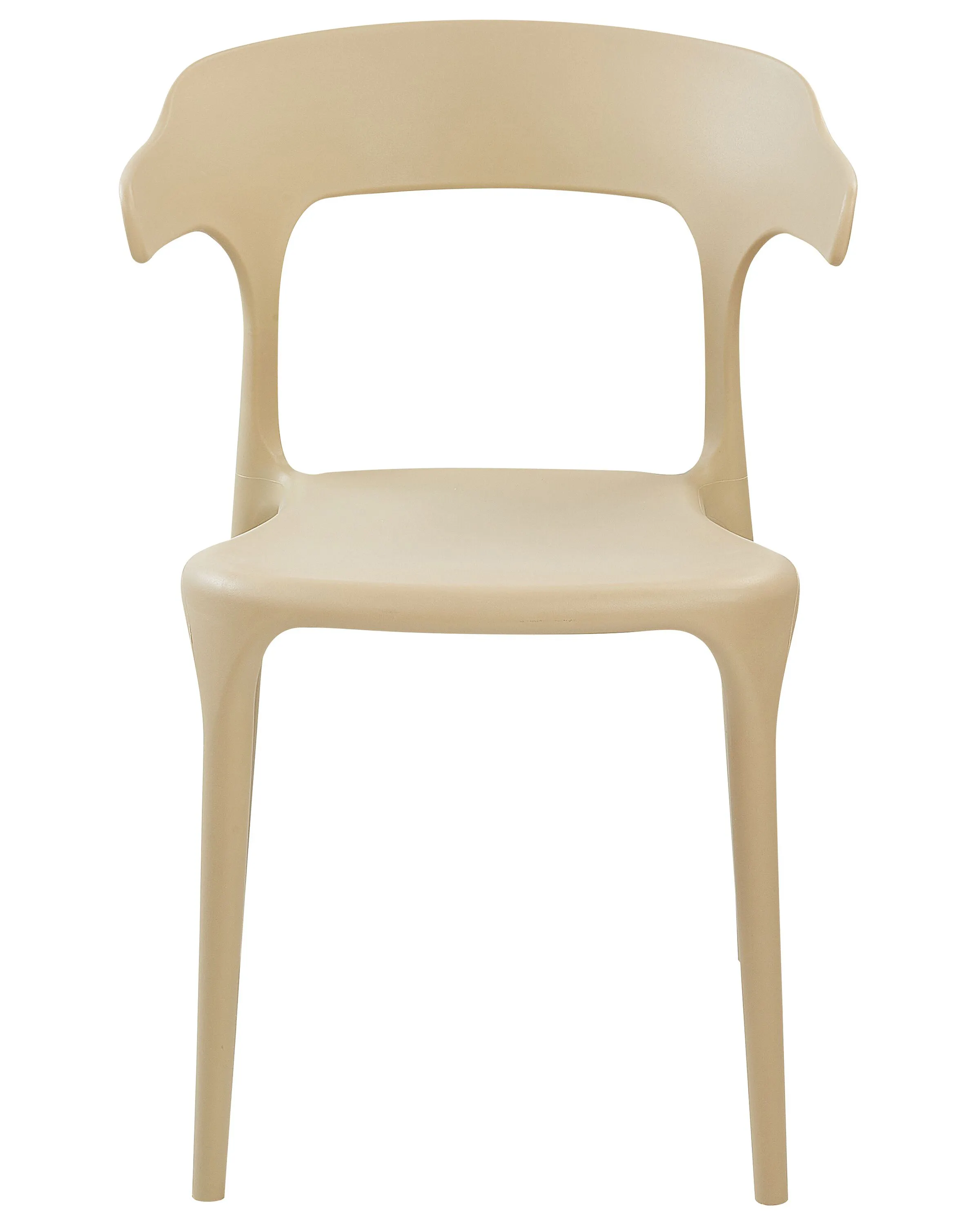 Set van 4 tuinstoelen GUBBIO Zandbeige
