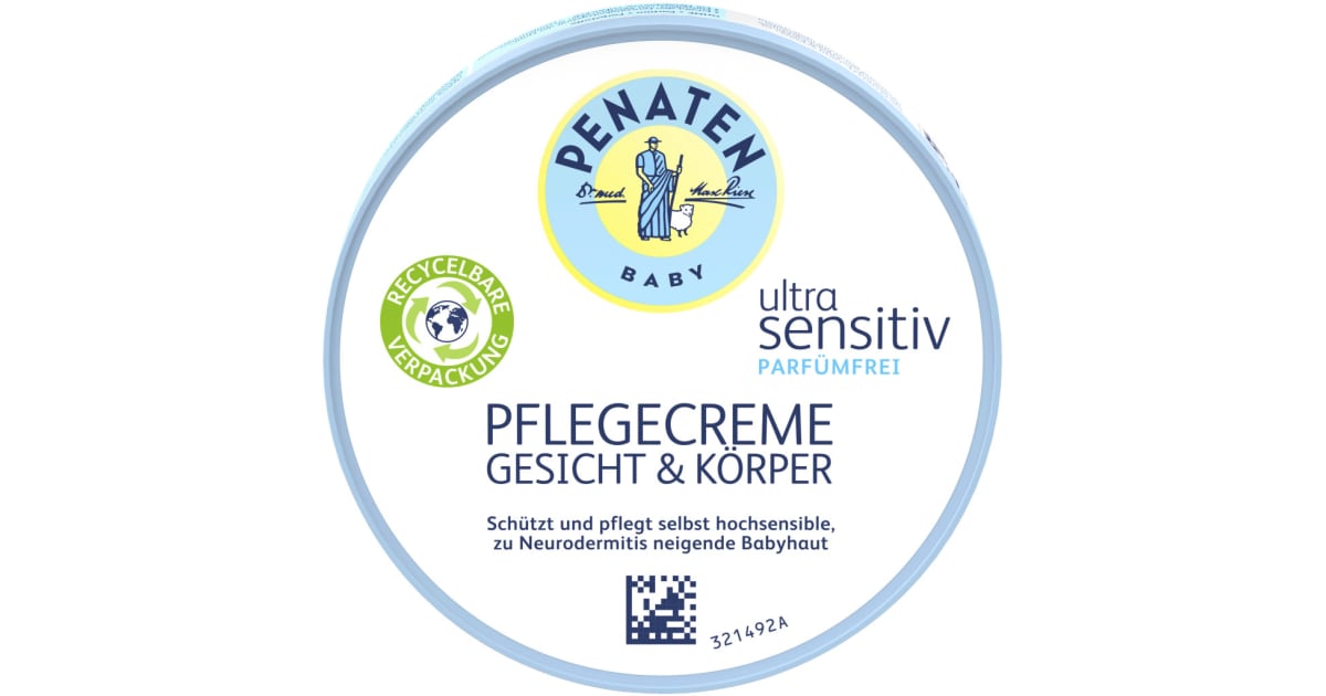 PENATEN Baby Pflegecreme Gesicht & Körper Ultra Sensitiv