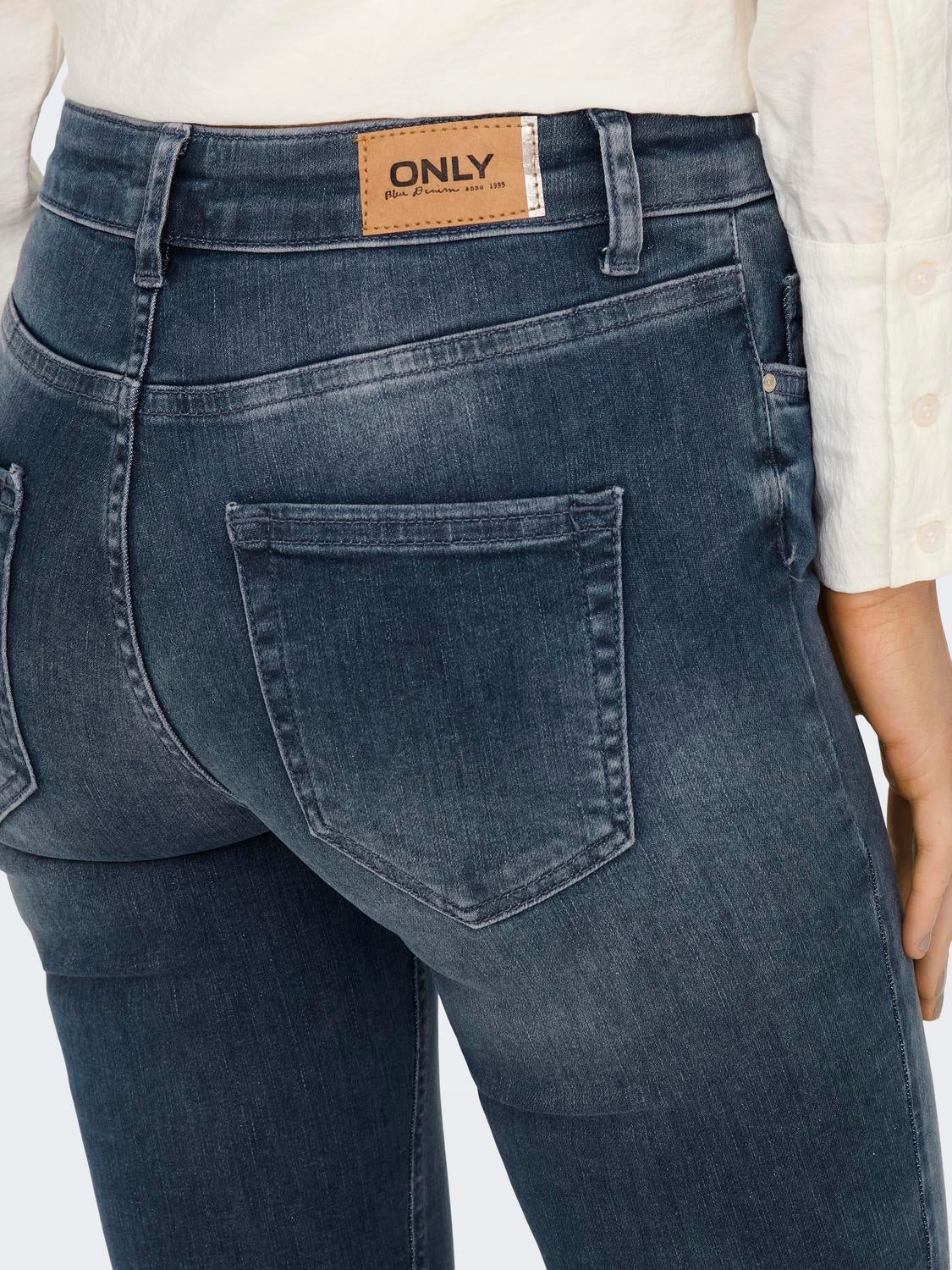 ONLBLUSH Mittlere Taille Skinny Fit Jeans Special Blue Grey Denim