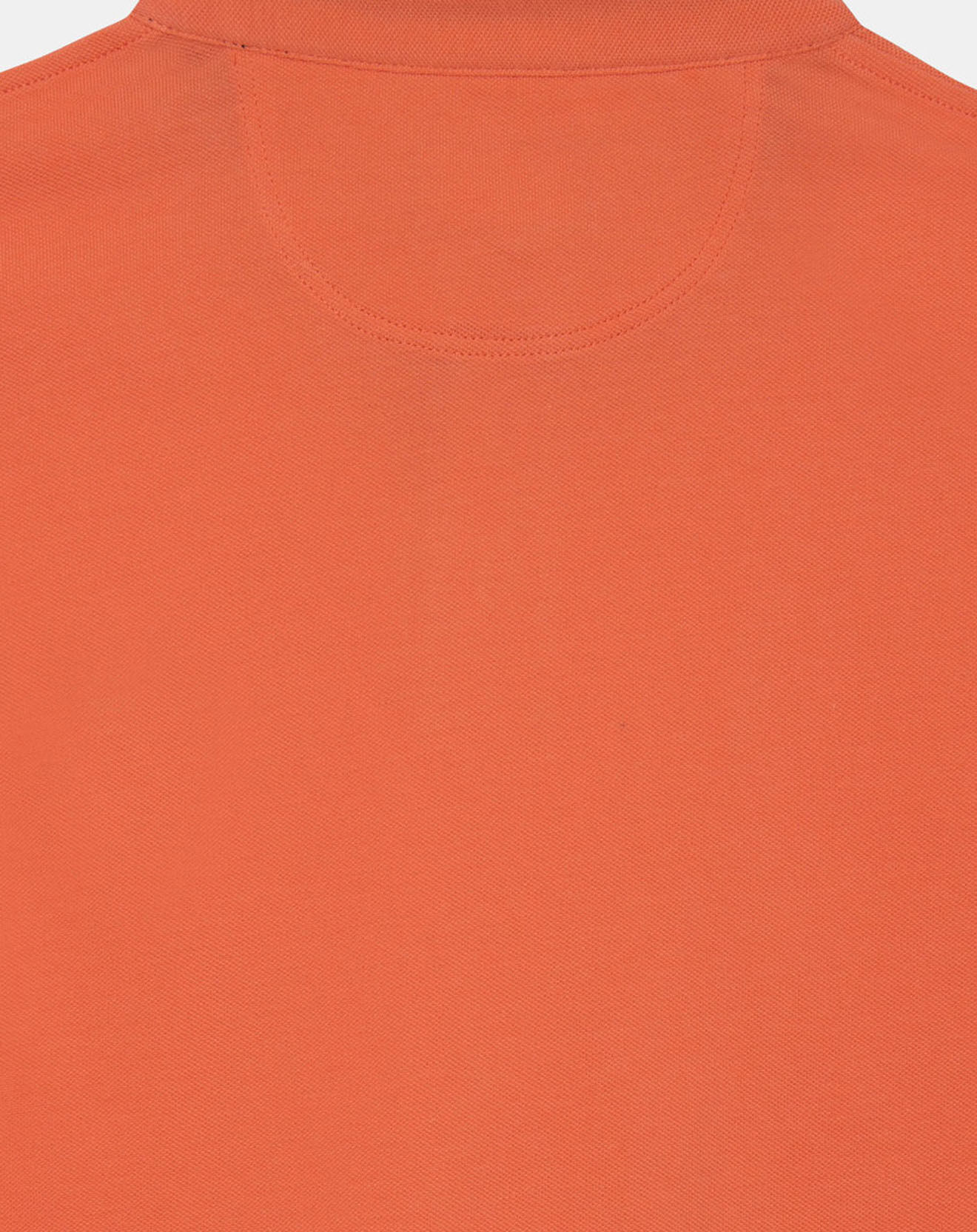 Hackett London Polo Regular Fit uni piqué orange moyen