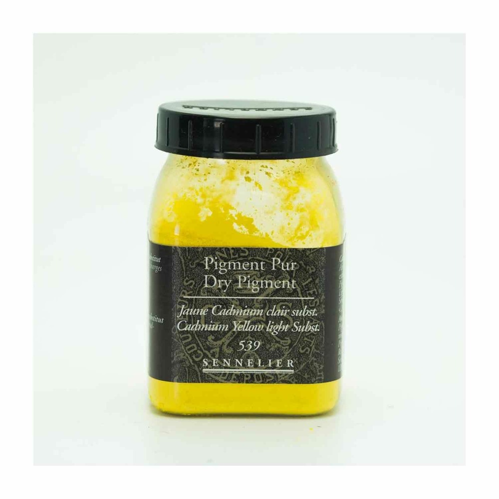 Pigment pour création de peinture - pot 120 g - jaune de cadmium clair substitut