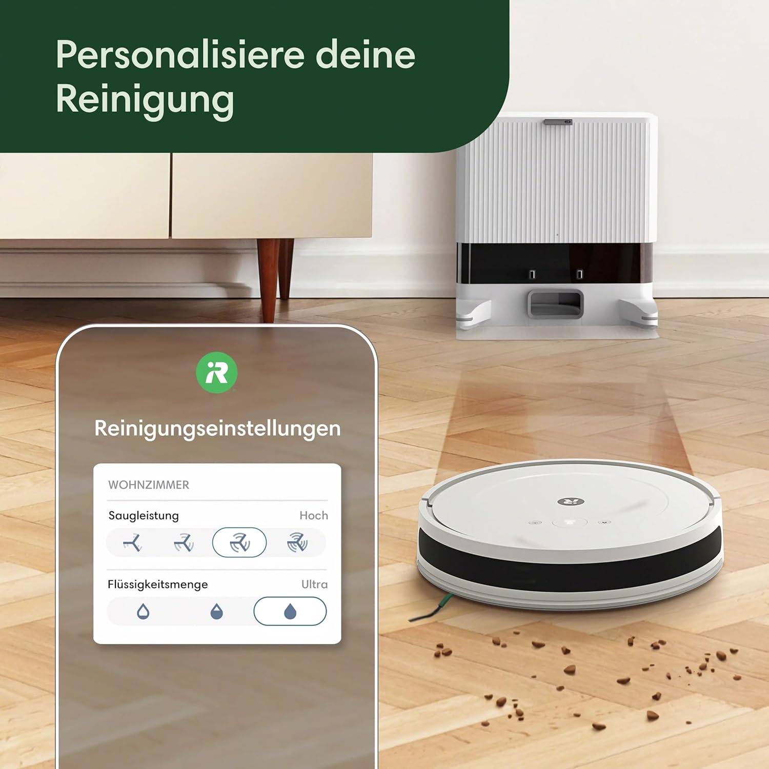 iRobot Roomba Combo® Essential 2 mit Absaugstation