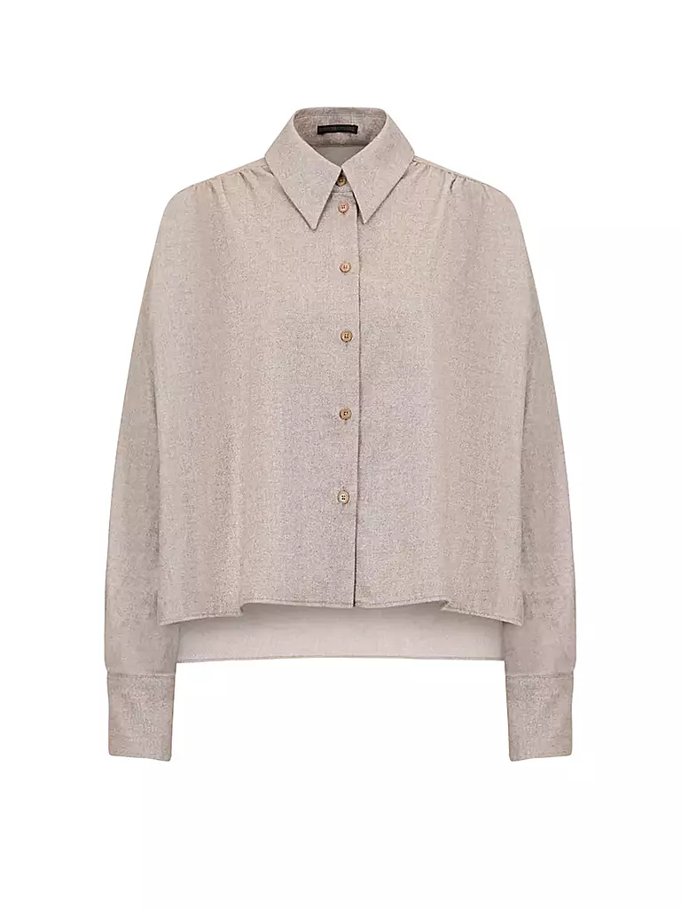DRYKORN Bluse Oversized Fit FLANNA  hellbraun