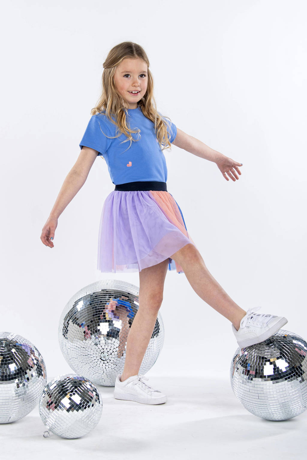 B.Nosy rok Pippa hardblauw/lila/zalm