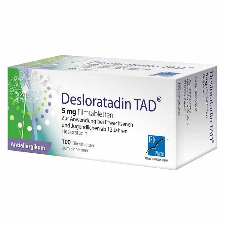 Desloratadin TAD® 5 mg Filmtabletten, 100 St