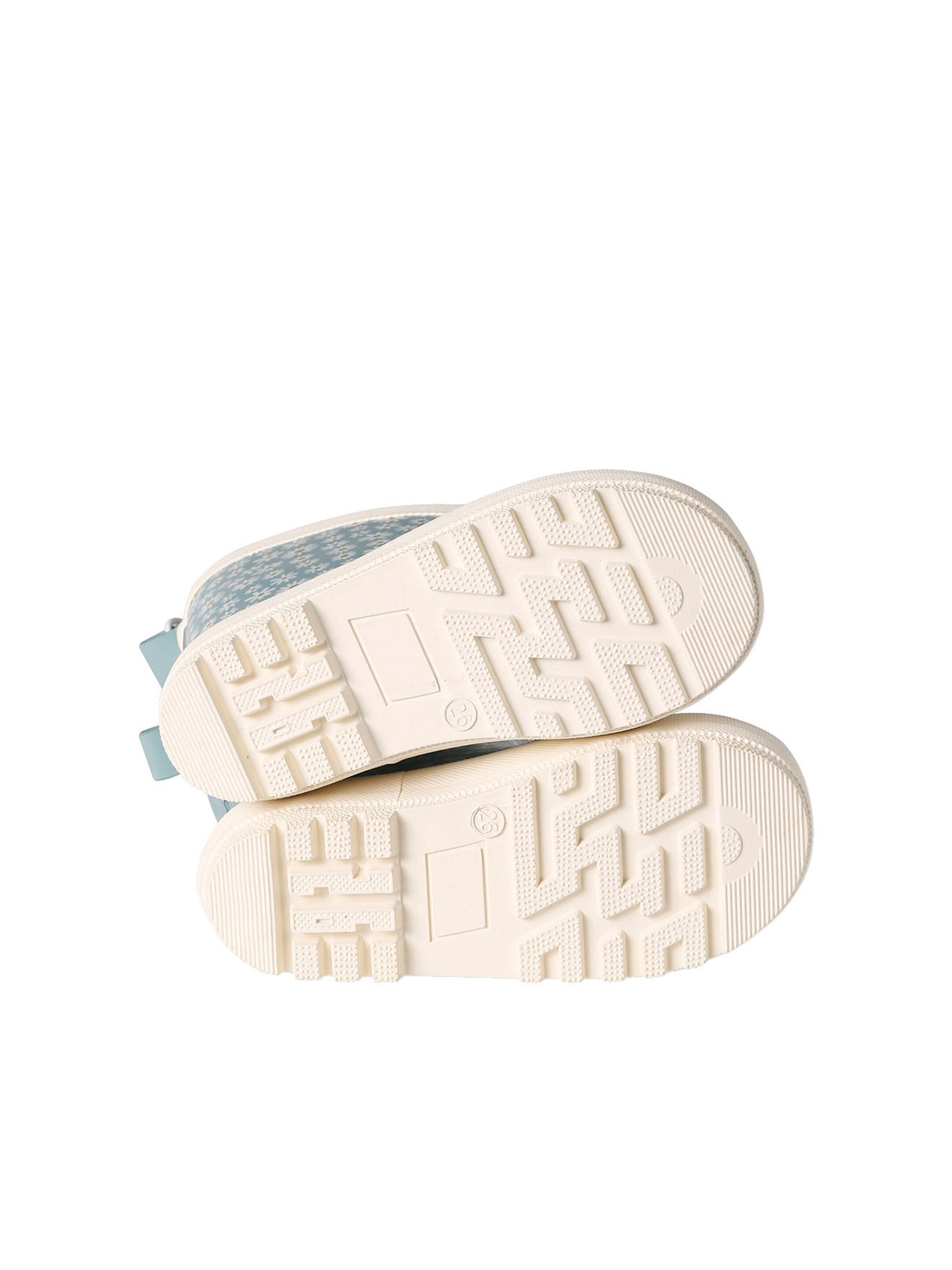 Vertbaudet Kinder Gummistiefel hellblau gänseblümchen
