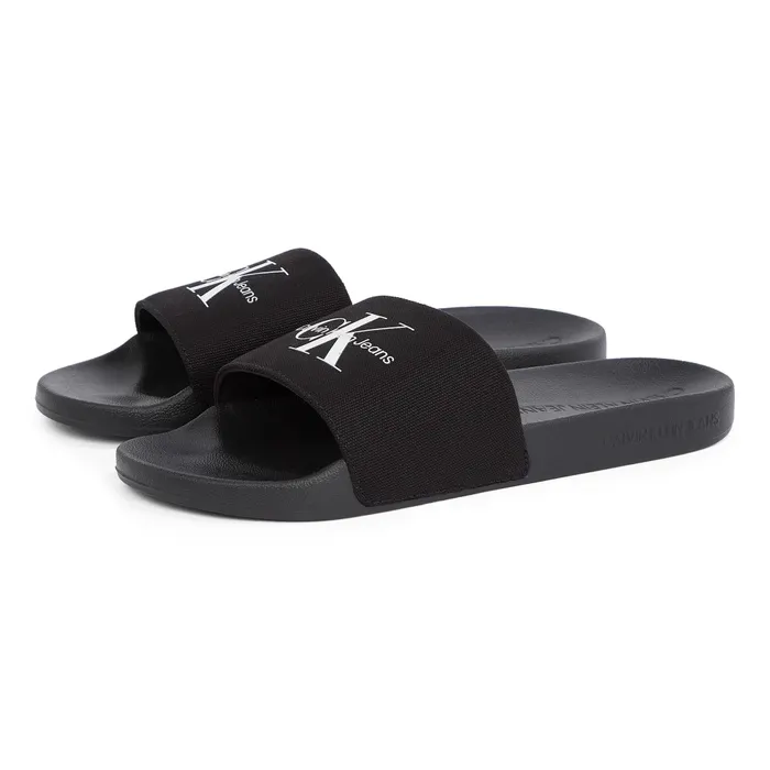 Calvin Klein Monogram Canvas Badslippers Heren