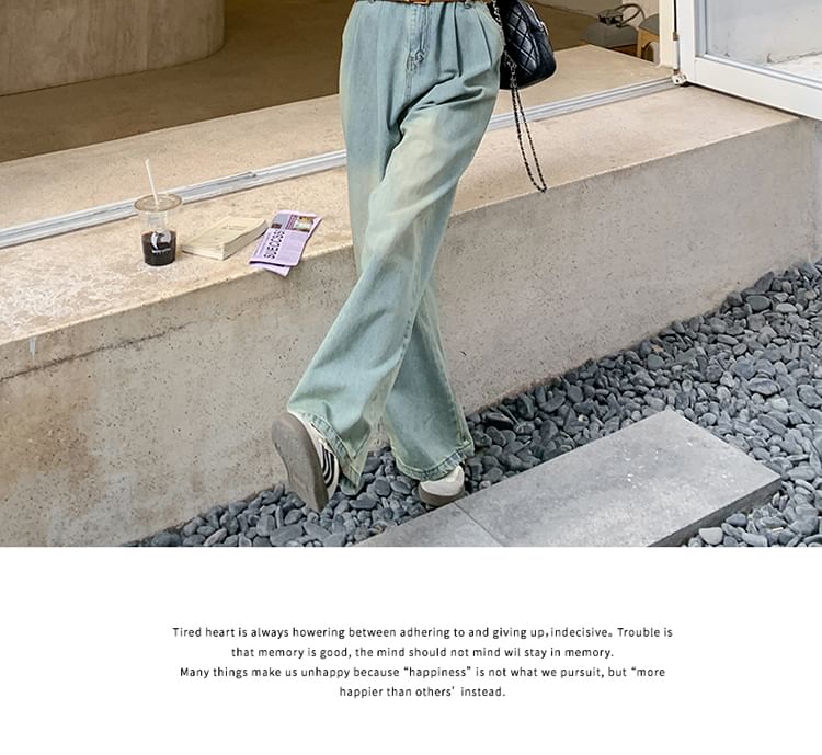 Tzarkozy - Denim jumpsuit met lange mouwen en knopen
