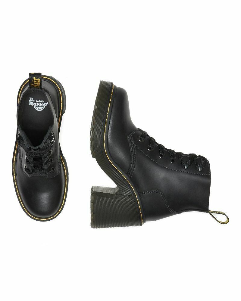 DR. MARTENS<br>botas de couro Sendal com cadarços e salto Jesy