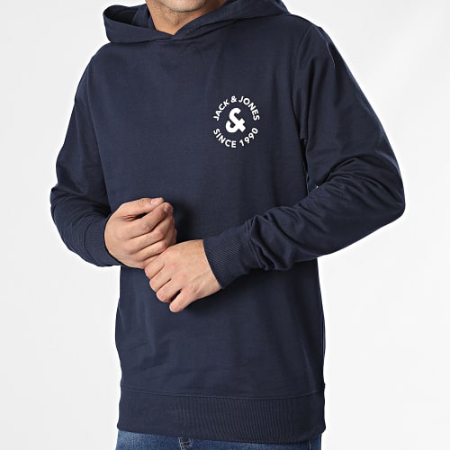 Sweat Capuche Hudson Bleu Marine