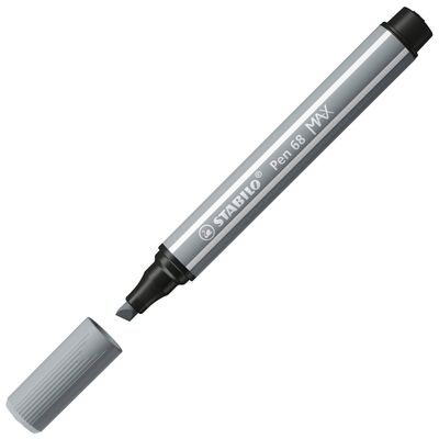STABILO - Feutre de dessin pointe large biseautée - gris