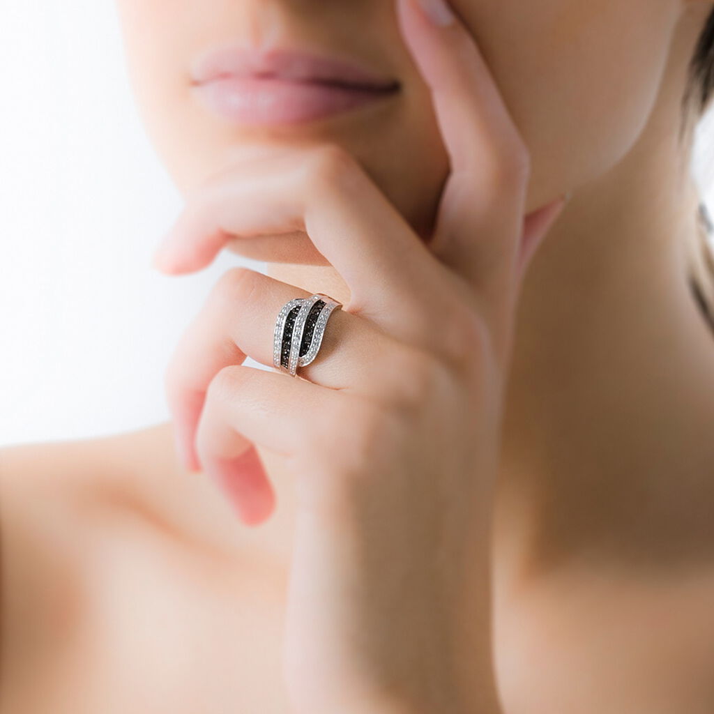 Bague Candela Or Blanc Diamant