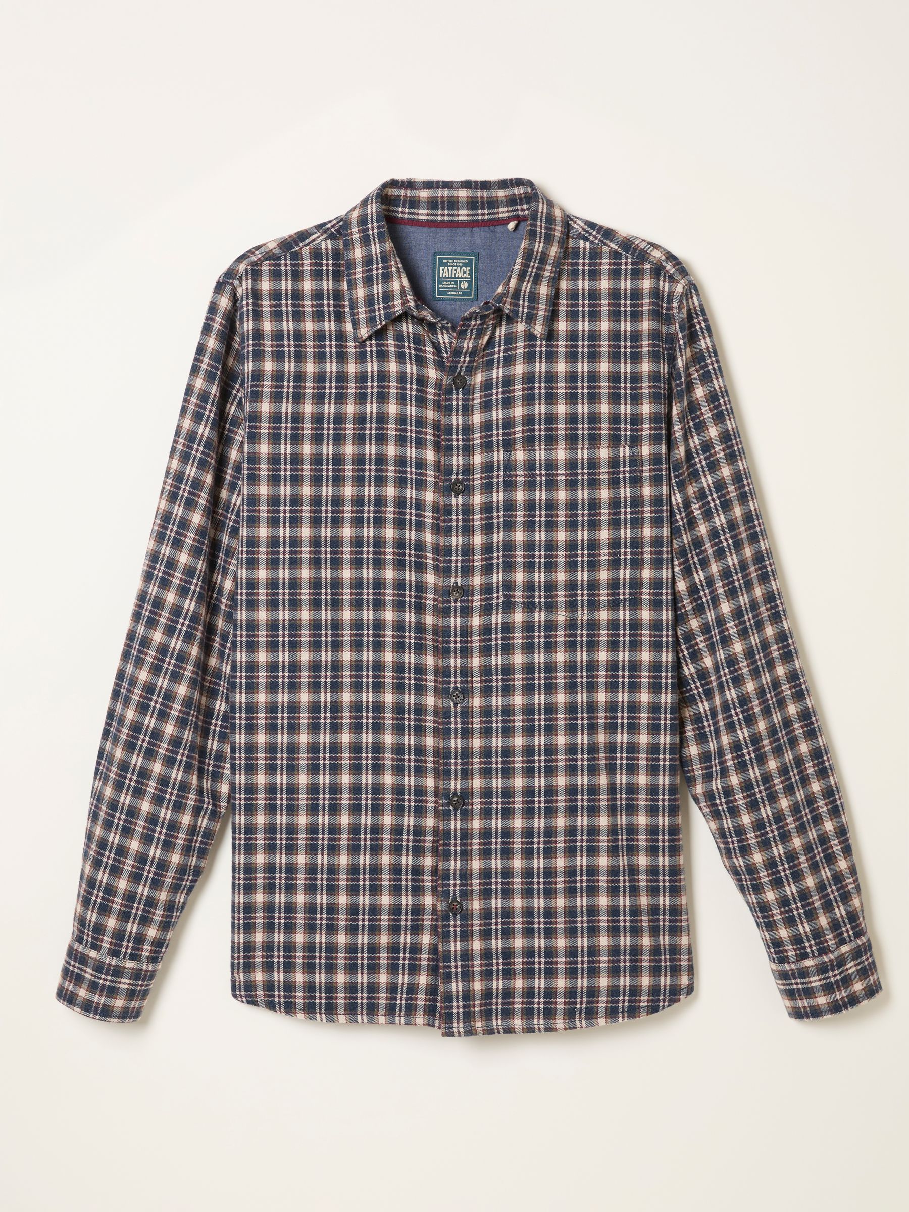 FatFace Long Sleeve Check Shirt