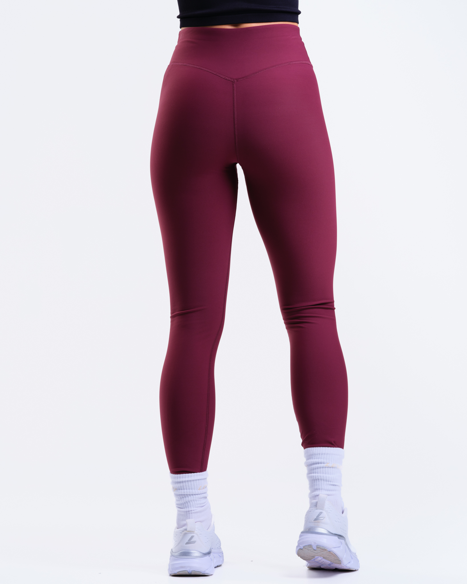 LEVITY Primary Clean Winter Tights Burgundy