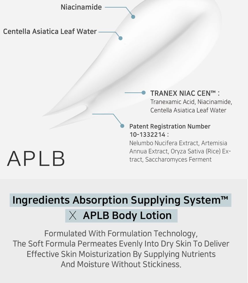 APLB - Tranexaminezuur Niacinamide Bodylotion