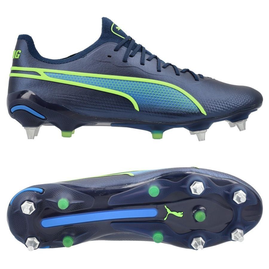 PUMA King Ultimate SG Gear Up - Persian Blue/Vert/Bleu