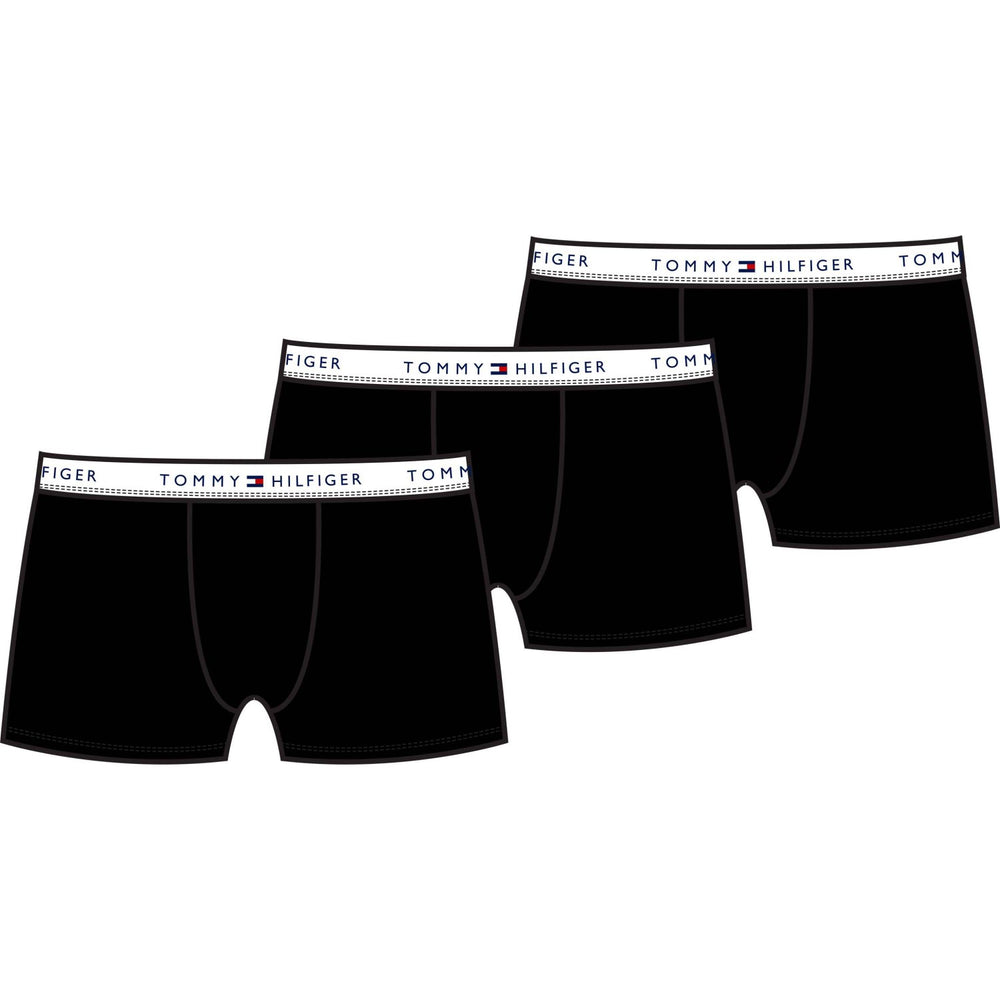 Køb Tommy Hilfiger Black / Black / Black 3P Trunk