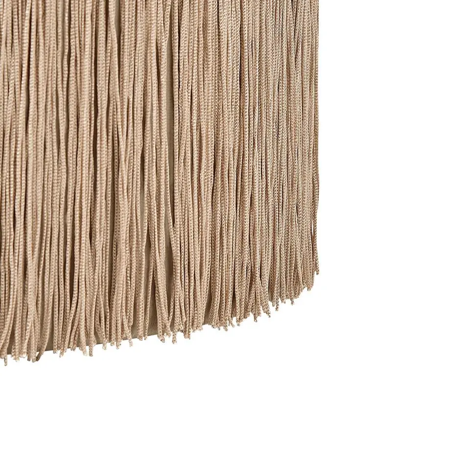VIRGINIA - Poef - Beige - 36 cm - Fluweel