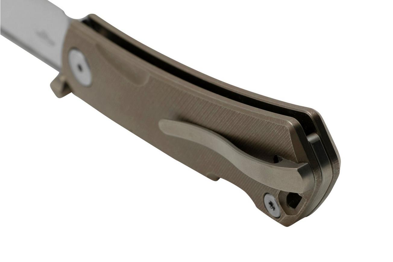 Real Steel Luna Maius Titanium Tan Bronze 7092, zakmes