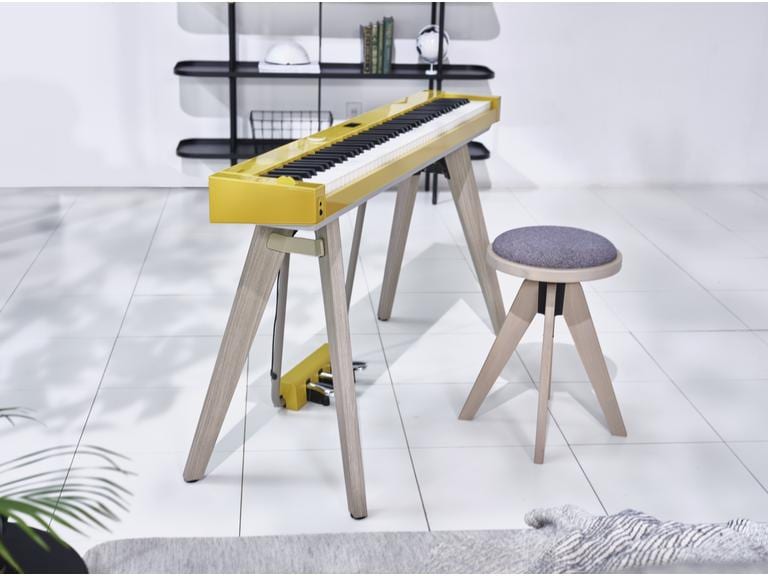Casio E-Piano Privia PX-S7000 – Harmonious Mustard Digitalpiano mit dem authentischen Anschlag eines Flügels, innovativer Klangtechnologie und beeindruckender Ästhetik