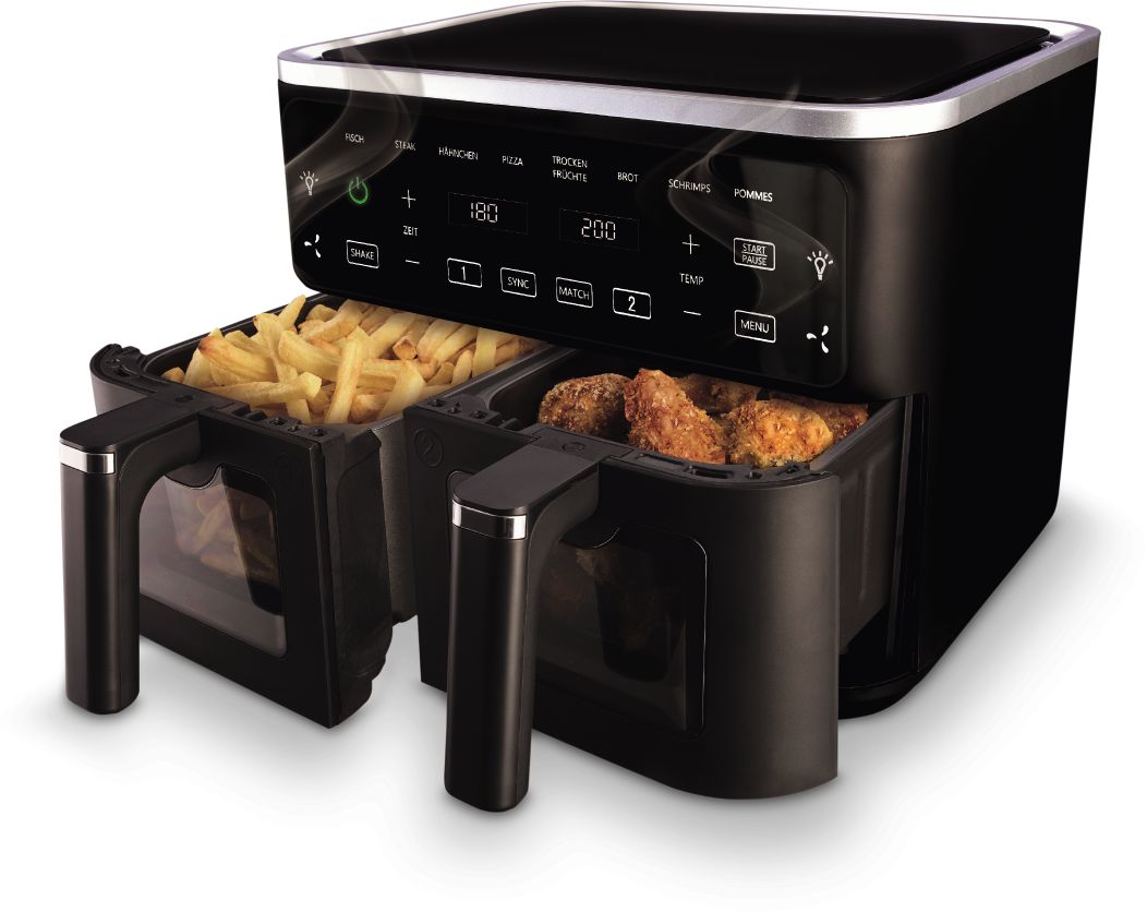 starQ Doppelheißluftfritteuse