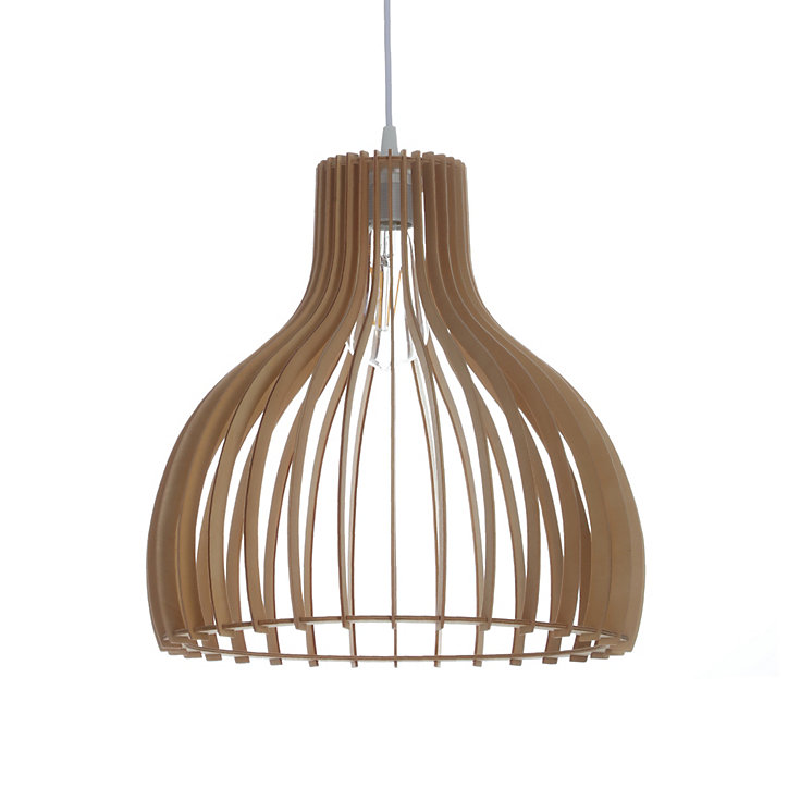 Suspension Helsinki E27 60W IP20 naturel ⌀36 x L.60 x l.36 x H.36 cm