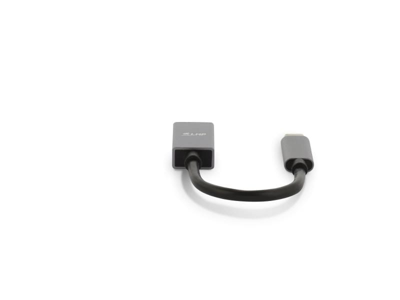 LMP USB 3.0 Adapter USB-C – USB-A 15 cm Spacegrau USB-C zu USB-A Adapter