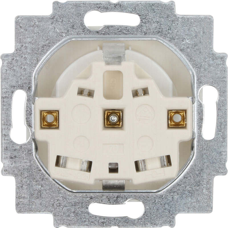 Busch-Jaeger Balance wandcontactdoos RA inbouw Glanzend wit