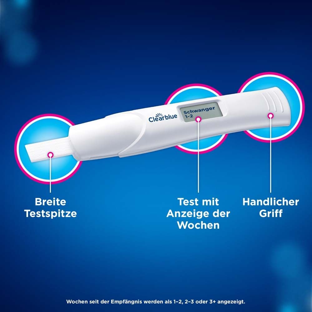 Clearblue Schwangerschaftstest Digital mit Wochenbestimmung 1er