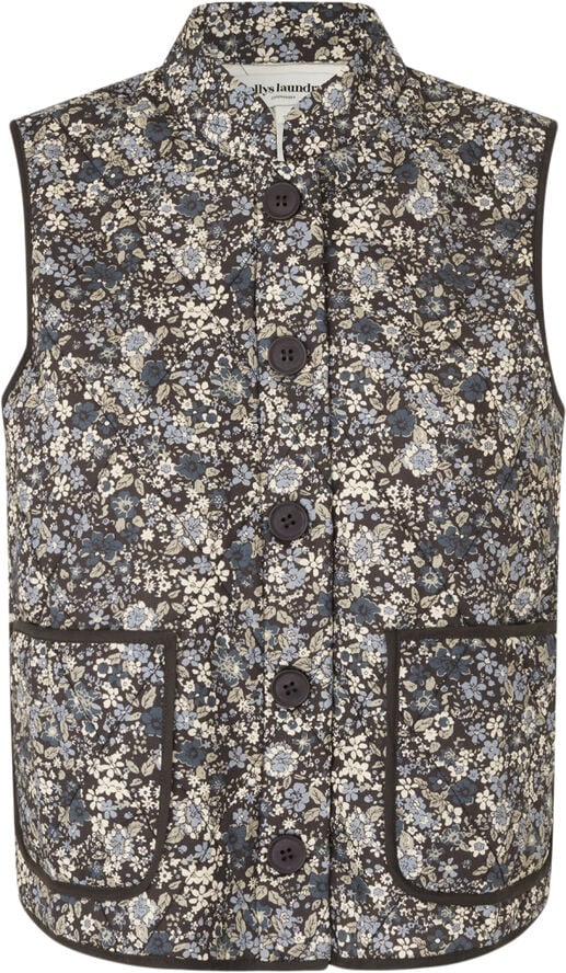Lollys Laundry CairoLL Quilted Vest Washed black