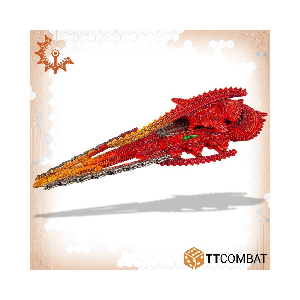 Dropfleet Commander - Shaltari Gold Battleship