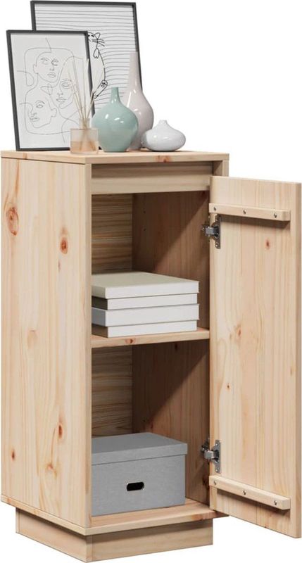 vidaXL - Dressoir - Massief Grenenhout - 31,5x34x75 cm