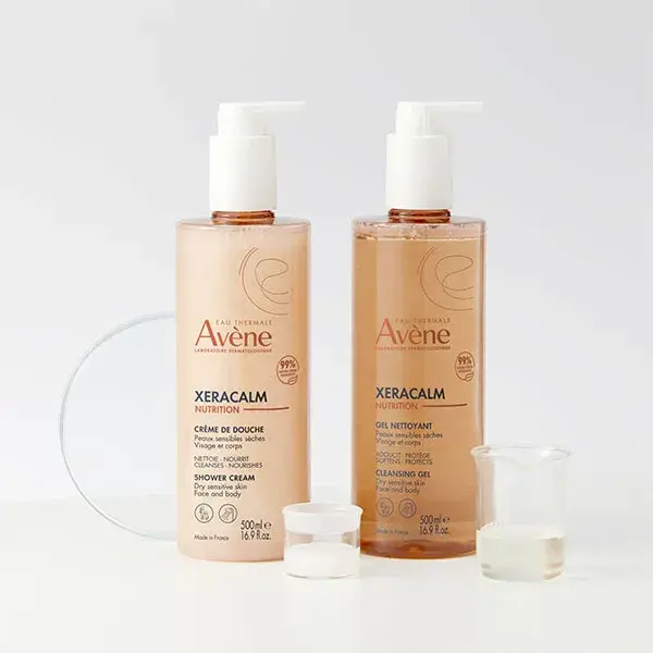 Água Termal Avène Xéracalm Creme de Banho Nutritivo 500ml